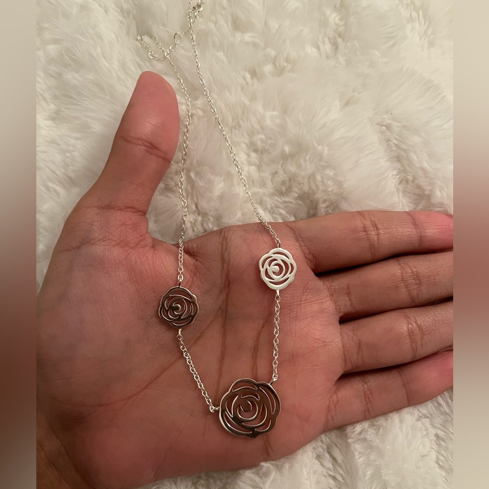 Tous Rosa de Abril Necklace Sterling Silver